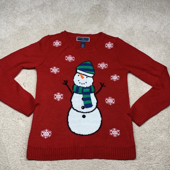 ❤️ Ugly Christmas Sweater Snowman - Picture 2 of 6